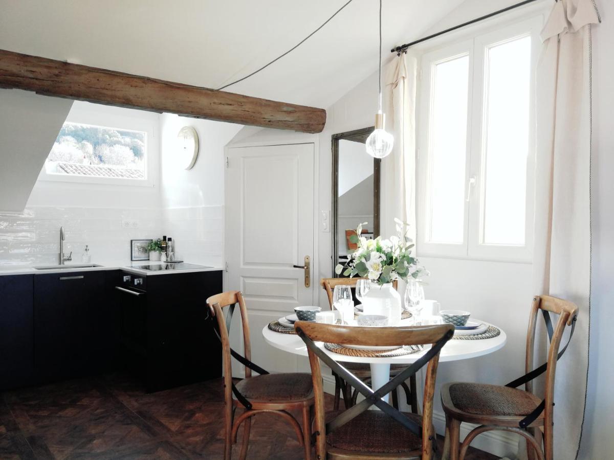 Apartamento Cocoon Loft - Magnifique Loft Sous Toit, Refait A Neuf, Vues Splendides, Clim, Wifi Niza Exterior foto